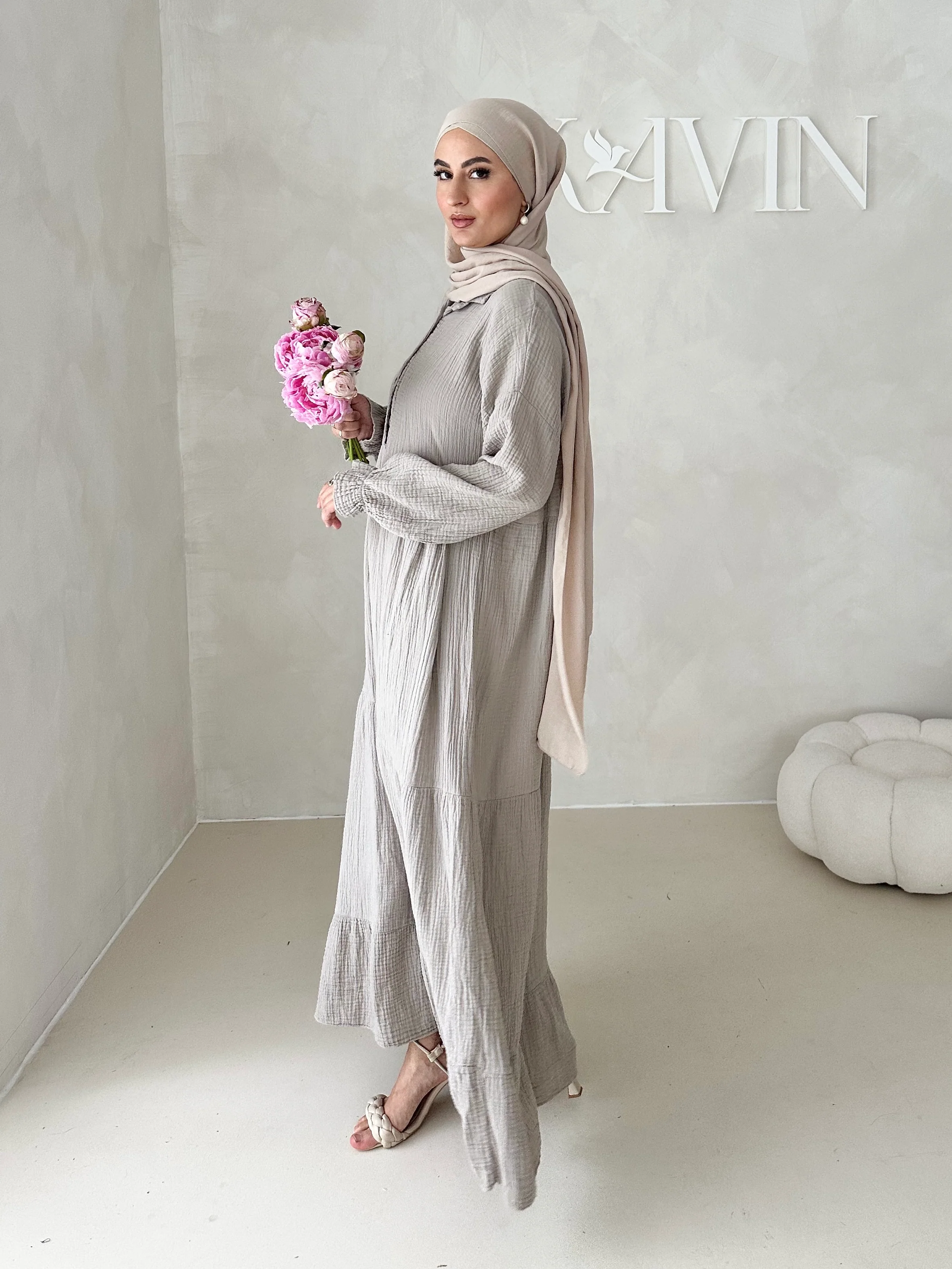 Musselin Boho Kleid - Image 5