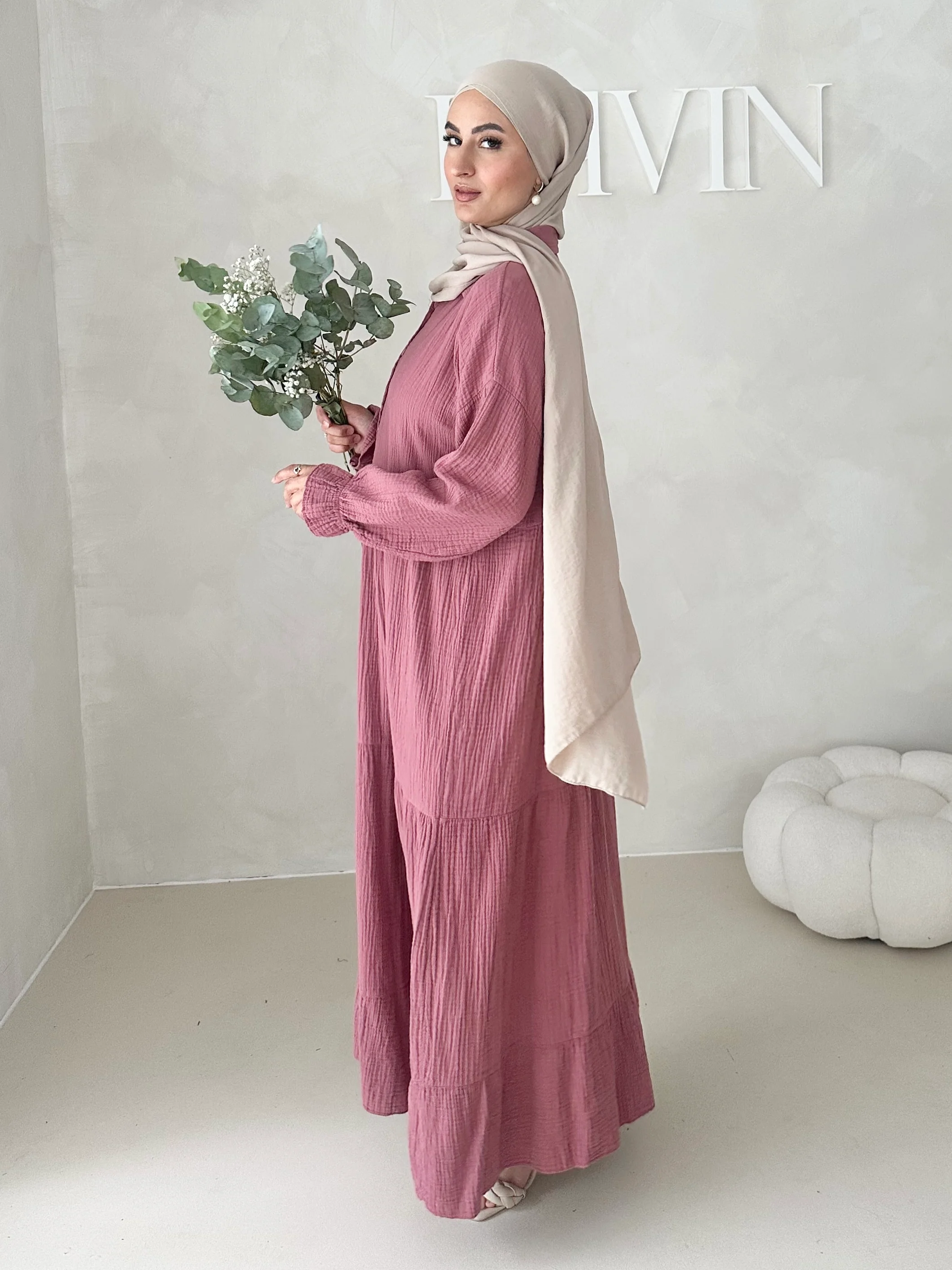 Musselin Boho Kleid - Image 9
