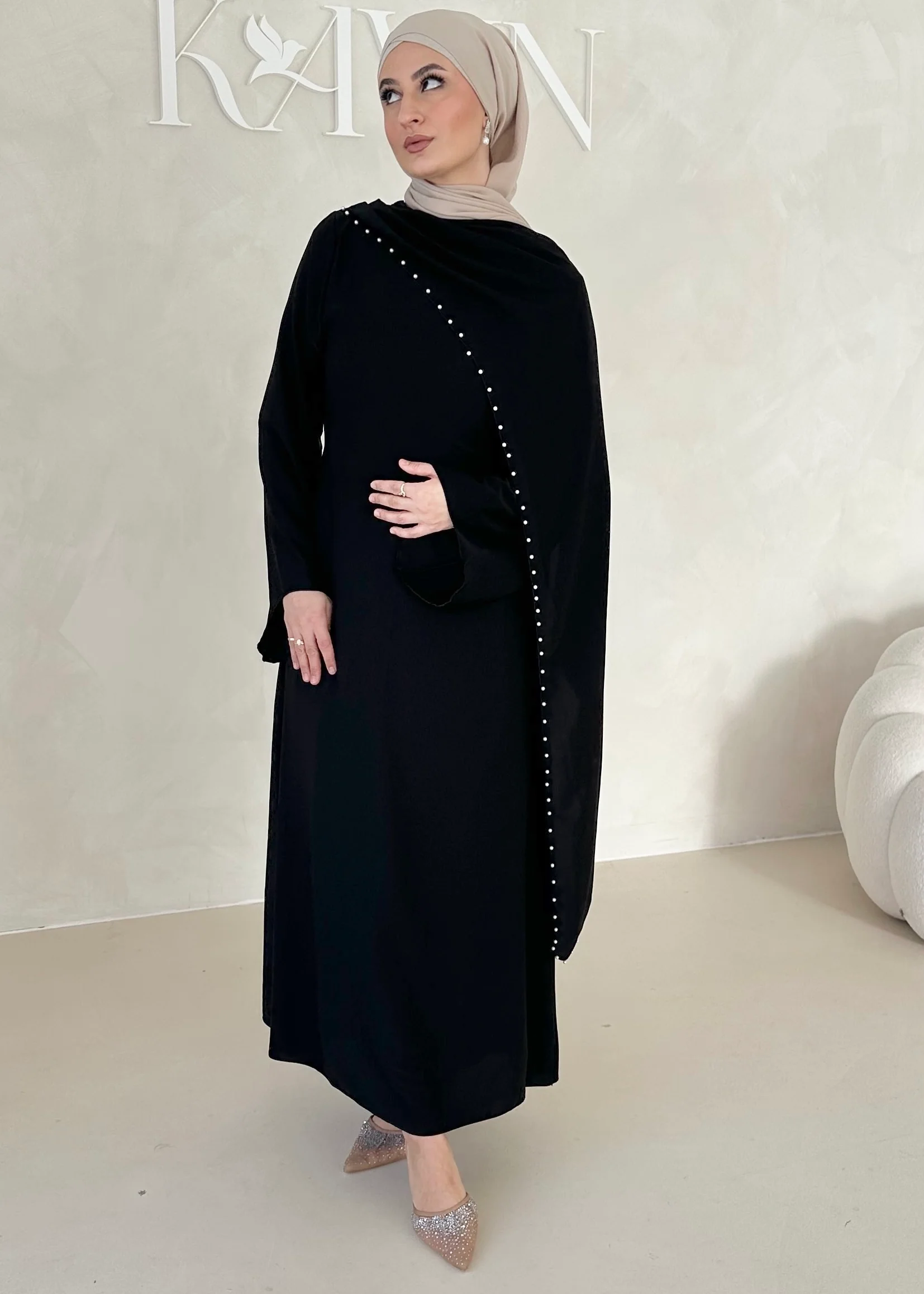 Pearl Kleid MIT Schulterschleppe - Image 27