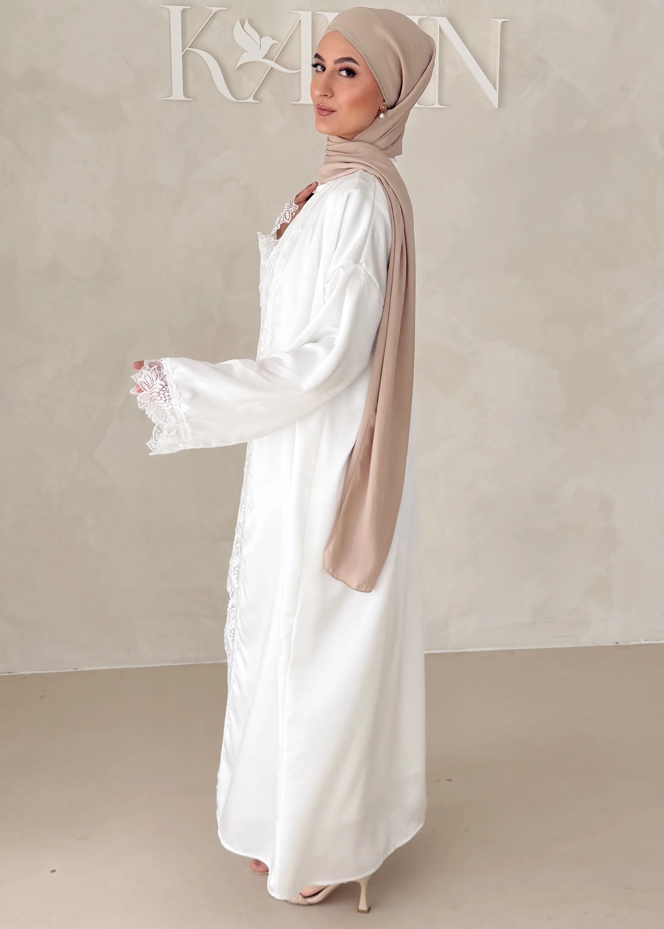 Rosé Abaya-Zweiteiler - Image 10