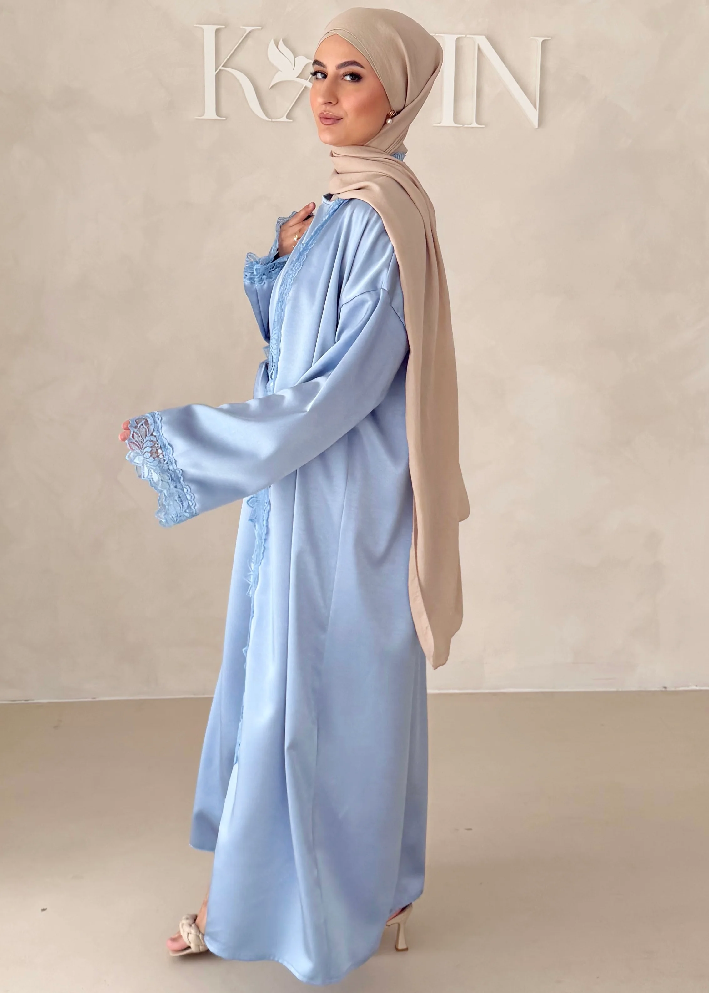 Rosé Abaya-Zweiteiler - Image 17