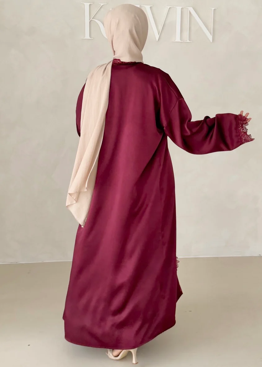 Rosé Abaya-Zweiteiler - Image 21
