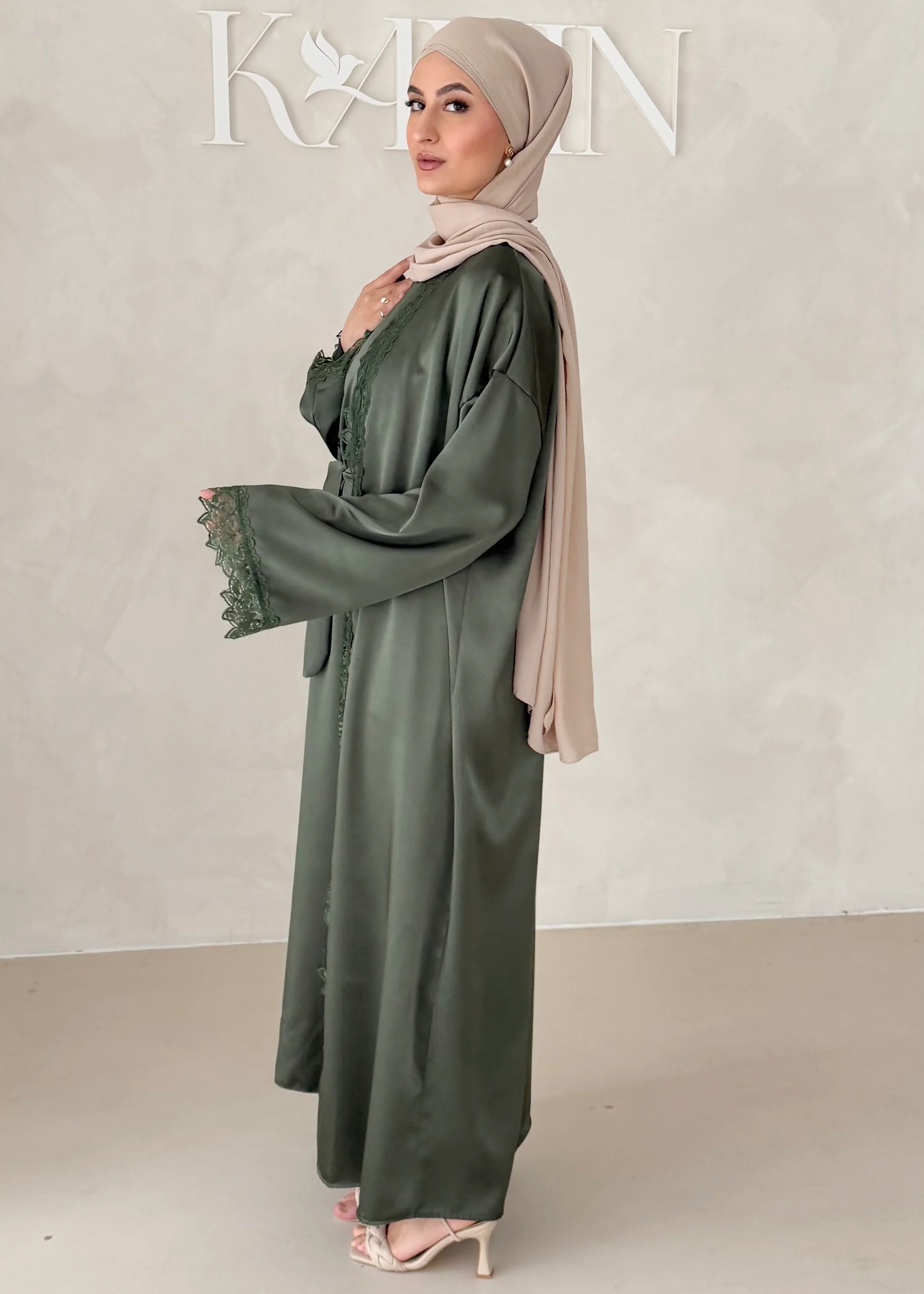 Rosé Abaya-Zweiteiler - Image 23