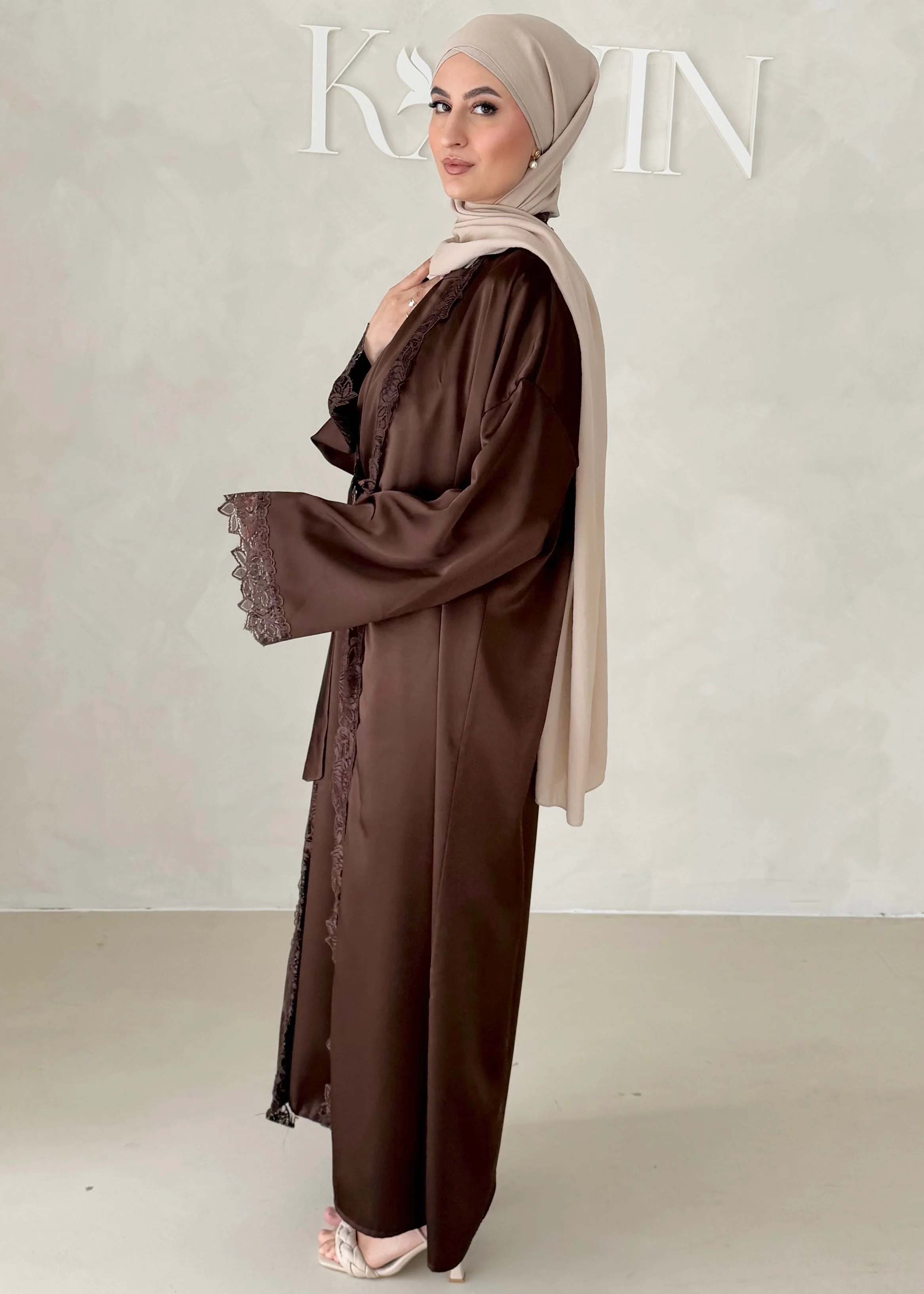 Rosé Abaya-Zweiteiler - Image 27