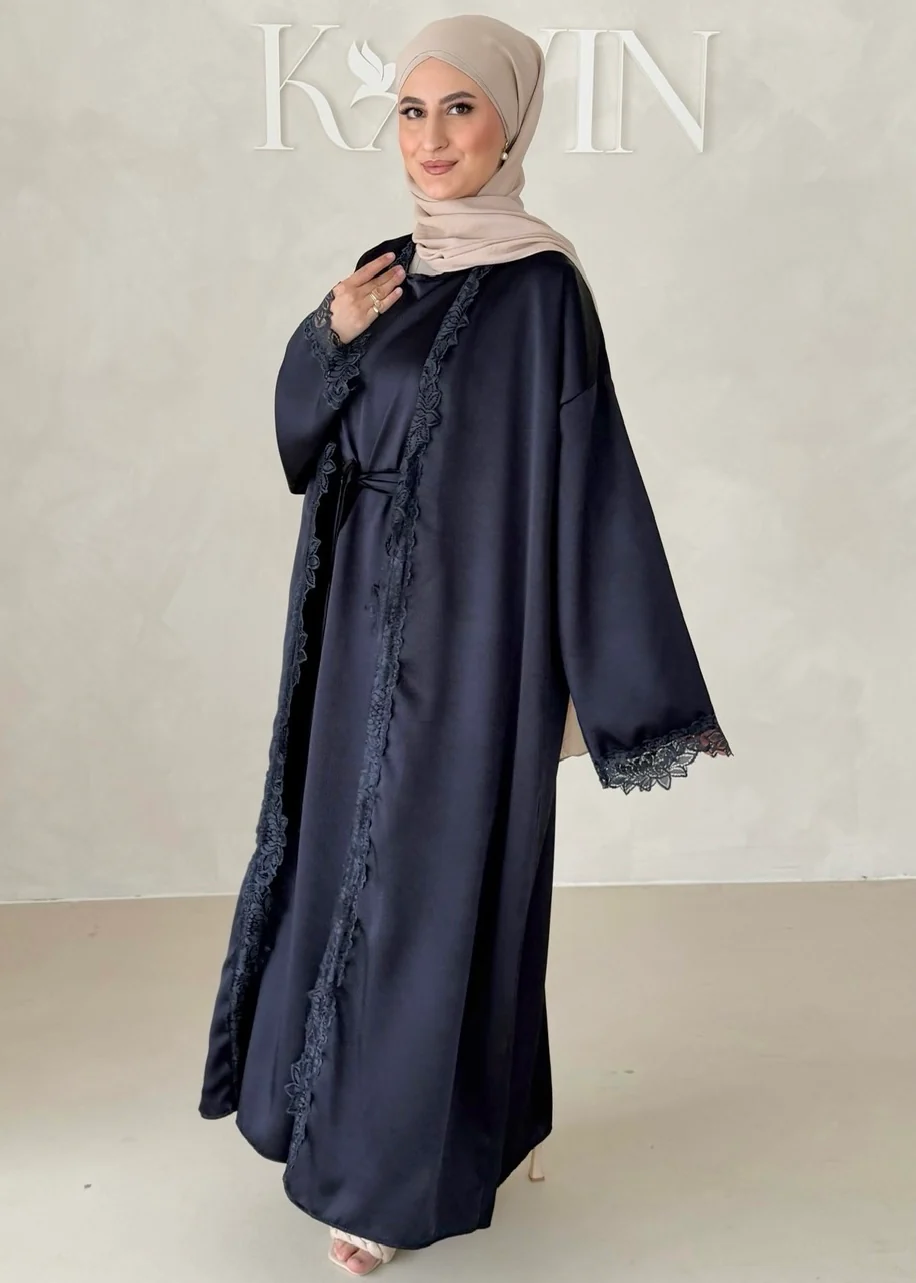 Rosé Abaya-Zweiteiler - Image 29