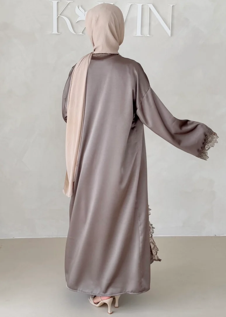 Rosé Abaya-Zweiteiler - Image 3