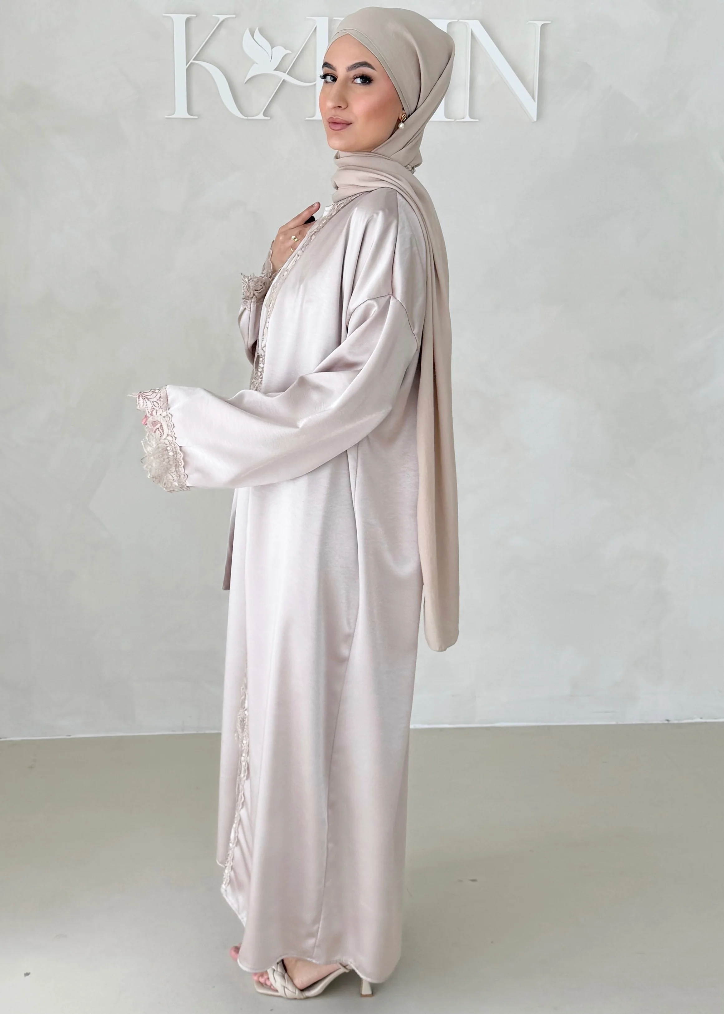 Rosé Abaya-Zweiteiler - Image 6