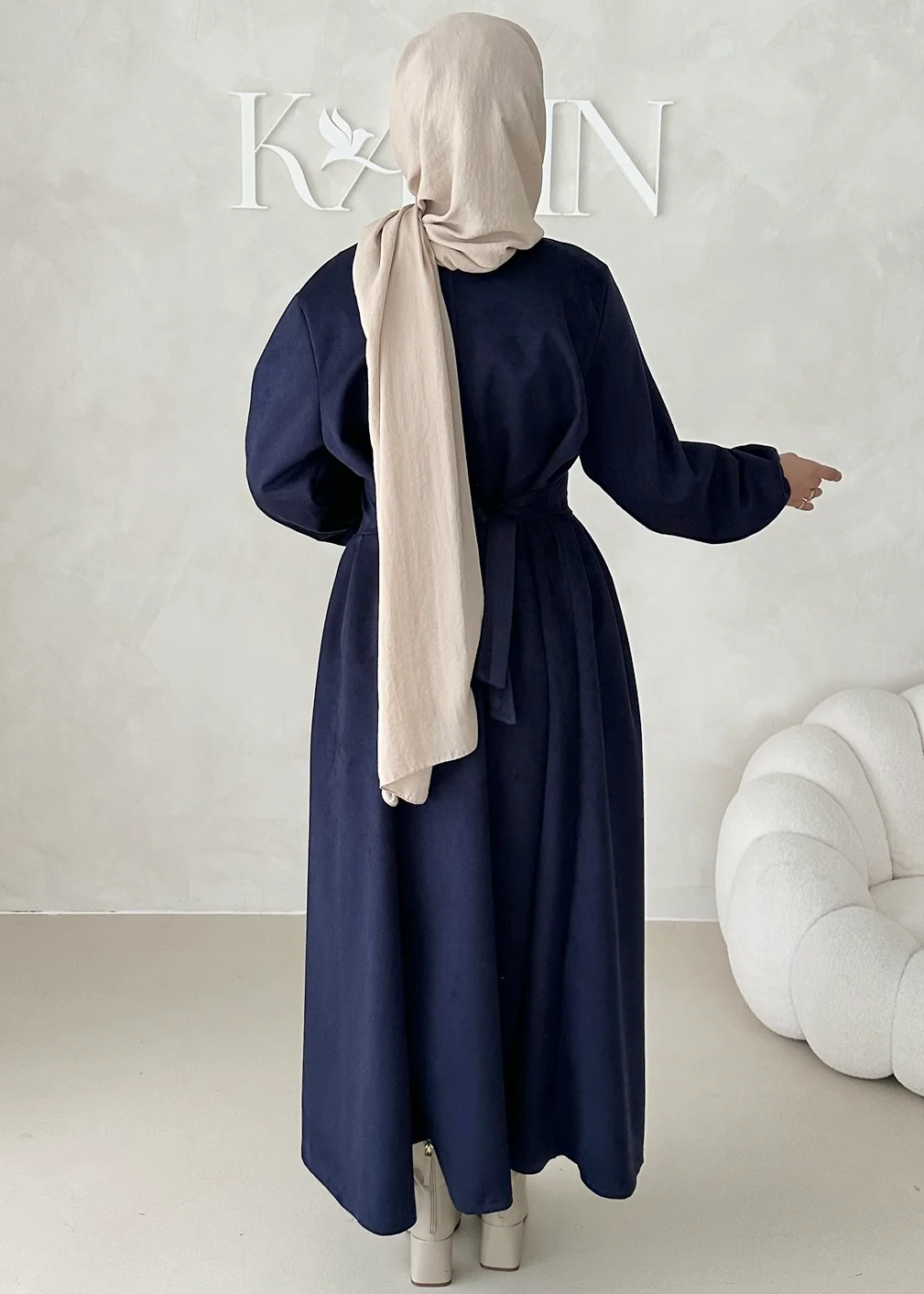 Samt-Optik Kleid - Image 12