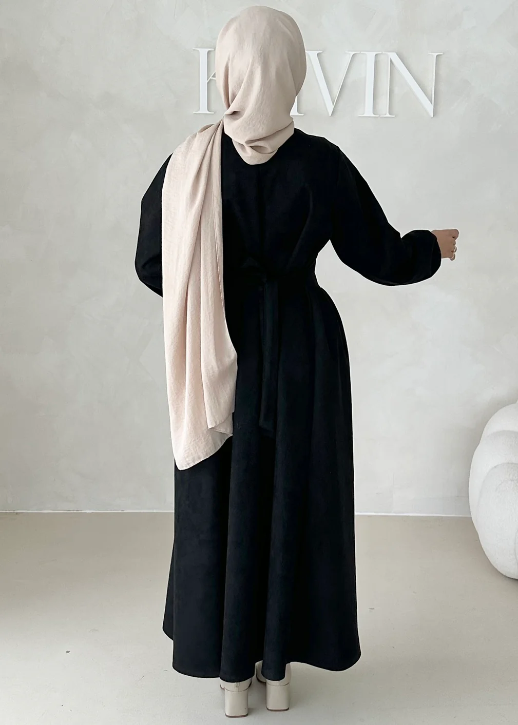 Samt-Optik Kleid - Image 14