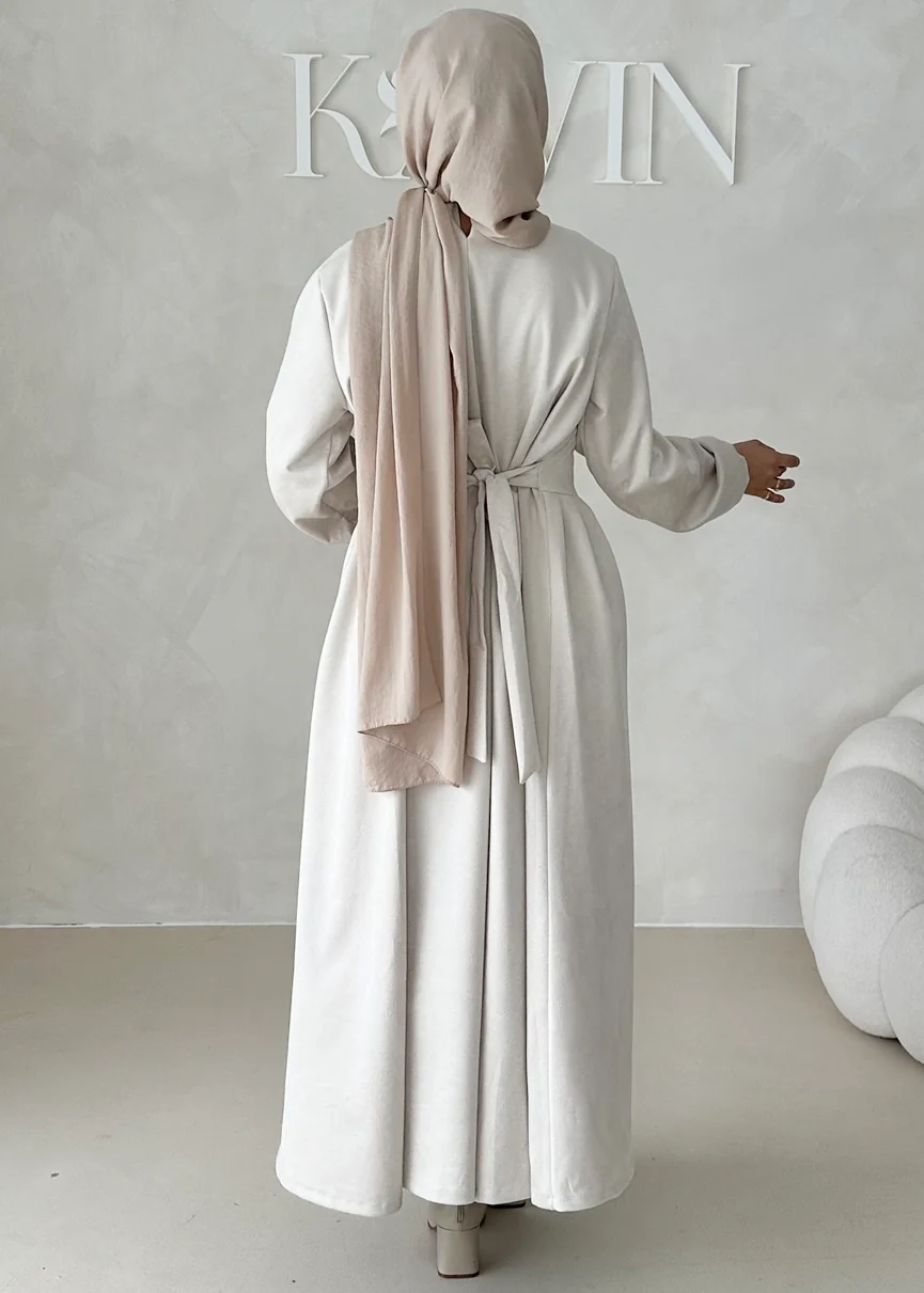Samt-Optik Kleid - Image 3