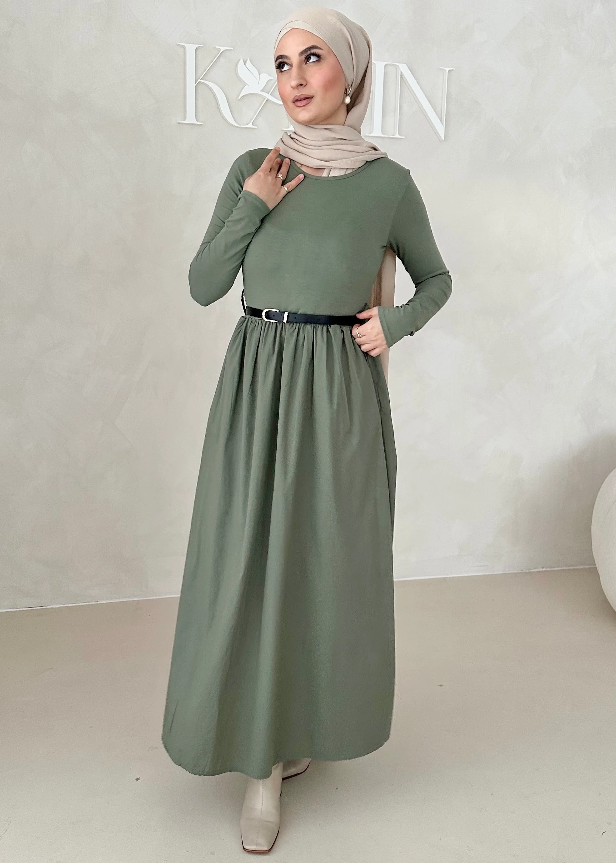 Soél Kleid mit Gürtel - Image 4