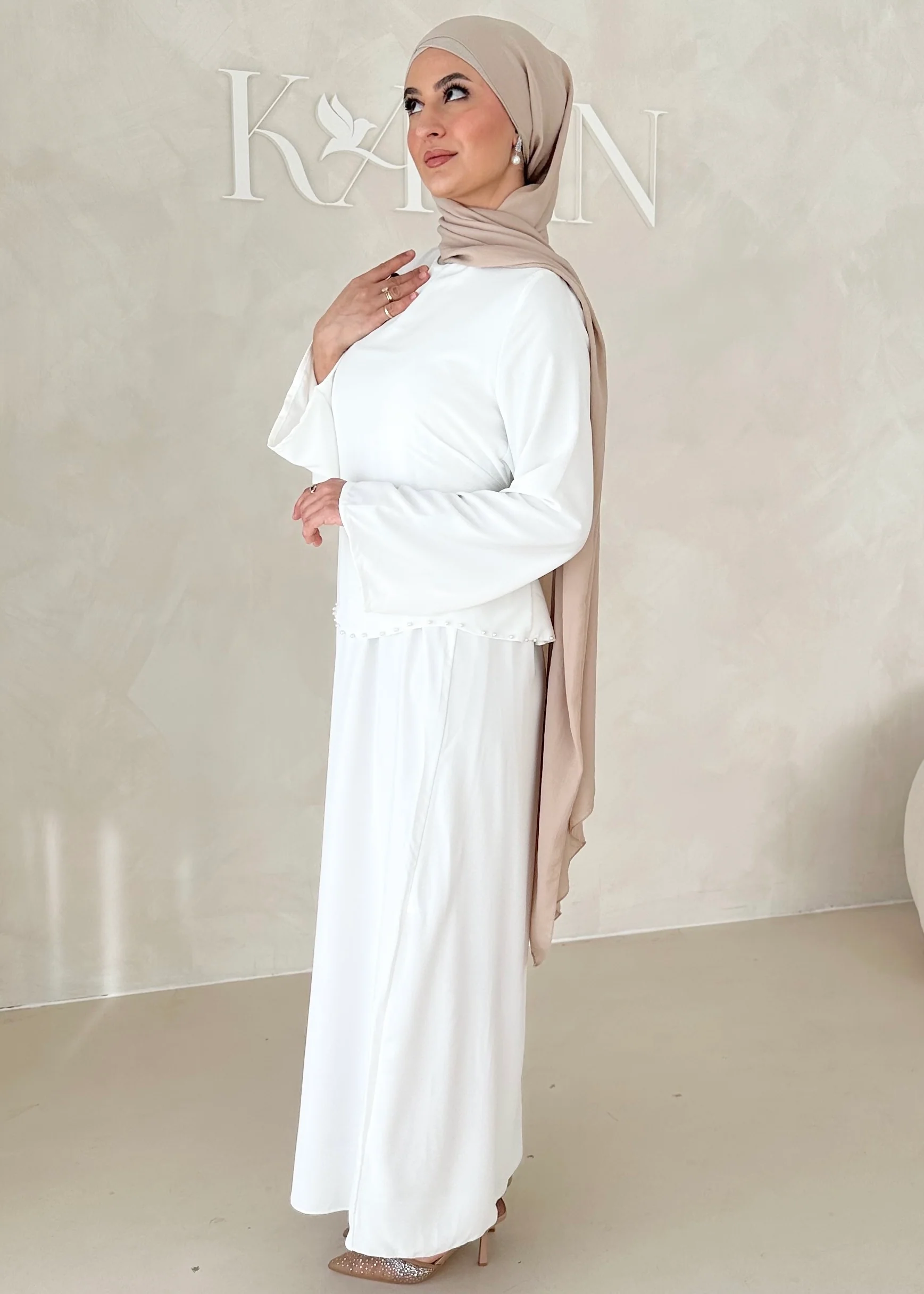 Zweilagiges Pearl Kleid - Image 11