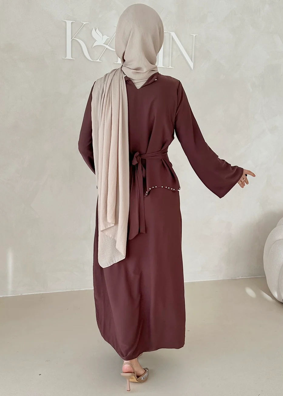 Zweilagiges Pearl Kleid - Image 6